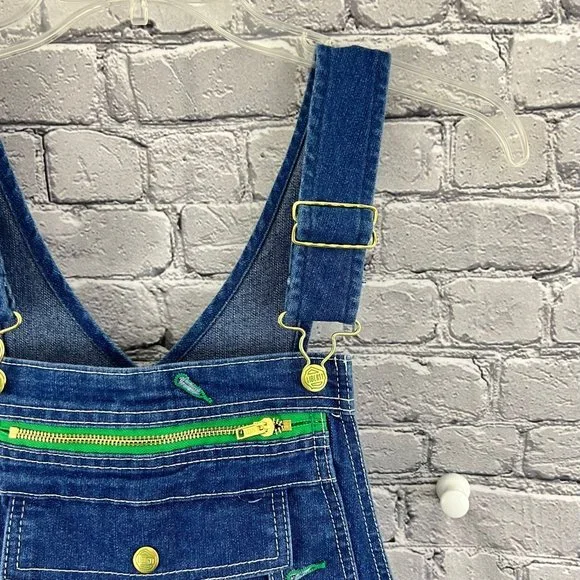 Liberty Bib Overalls Women's  Size L Dark Blue Jean 38 x 31 - Picture 5 of 13